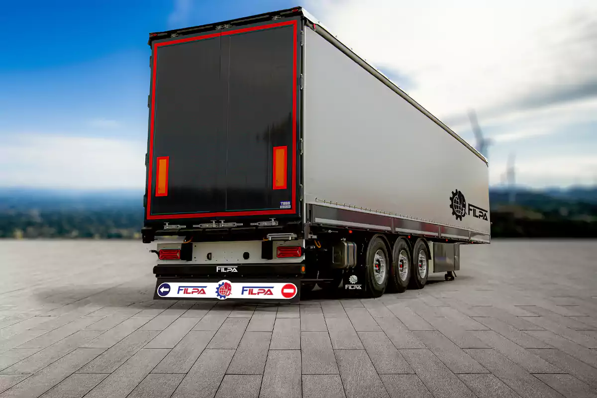 FILPA 3x9 curtain sider semi-trailer